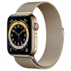 Смарт часы Apple Watch Series 6 GPS + 4G 40mm Stainless Steel Case with Milanese Loop (Gold)